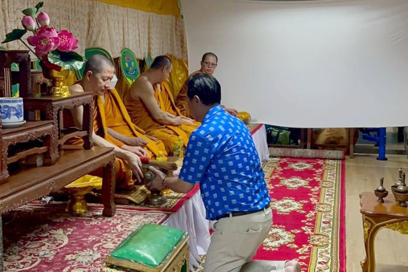 ทำบุญกลุ่มสาระการเรียนรู้สุขศึกษาและพลศึกษา รวมถึงหอพักนักกีฬา