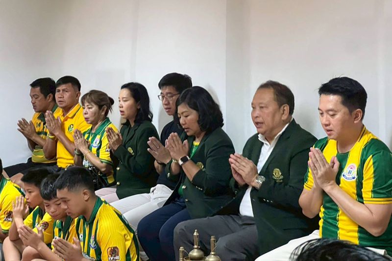 ทำบุญกลุ่มสาระการเรียนรู้สุขศึกษาและพลศึกษา รวมถึงหอพักนักกีฬา