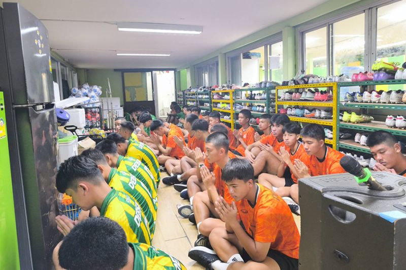 ทำบุญกลุ่มสาระการเรียนรู้สุขศึกษาและพลศึกษา รวมถึงหอพักนักกีฬา