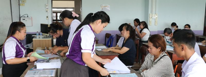 ศ.ว.ภาพบรรยากาศการรับมอบตัวนักเรียนระดับชั้นมัธยมศึกษาปีที่ 4 ปีการศึกษา 2568