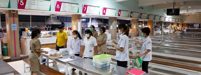 โรงเรียนสามเสนวิทยาลัย รับคณะประเมินสุขาภิบาลอาหารในสถานศึกษา ฝ่ายสิ่งแวดล้อมและสุขาภิบาล สำนักงานเขตพญาไท ในการติดตามความก้าวหน้าการดำเนินงานด้านอาหารปลอดภัยในสถานศึกษาตามโครงการกรุงเทพฯ เมืองอาหารปลอดภัย ประจำปีงบประมาณ พ.ศ. 2568