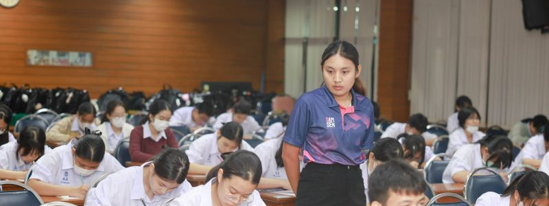 กิจกรรมสร้างเสริมประสบการณ์เรียนรู้นอกห้องเรียน "สอบวัดความรู้ทางภาษา TOEFL ITP Placement test" โครงการห้องเรียนพิเศษ โรงเรียนสามเสนวิทยาลัย