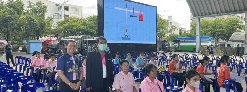 โรงเรียนมัธยมวัดสิงห์ สมัครและรายงานตัวของนักศึกษาวิชาทหารหญิง ชั้นปีที่ 1